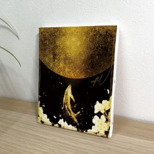 山中漆器ミラー✕キャンバスセット まころん - 画像 (1)
