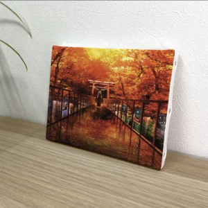 山中漆器ミラー✕キャンバスセット 周憂 - 画像 (1)