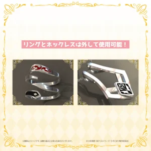 「ひきこまり吸血姫の悶々」【SILVER925】リング＆ネックレス - 画像 (3)